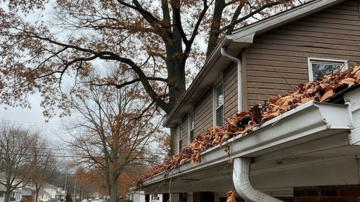 Gutter cleaning Union Township NJ residential Union County older neighborhood